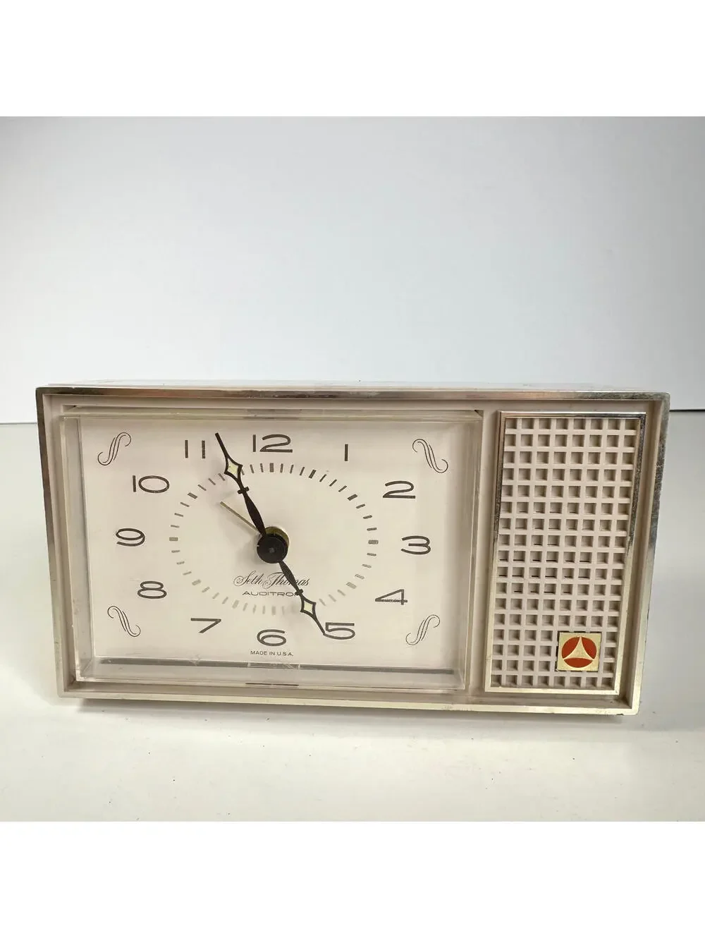 Vintage Seth Thomas Auditron Battery-Operated Clock For Parts